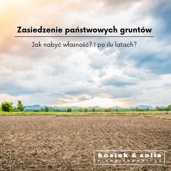 Zasiedzenie państowych gruntów